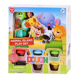 Playgo dyreø lersæt - 6 lerpotter