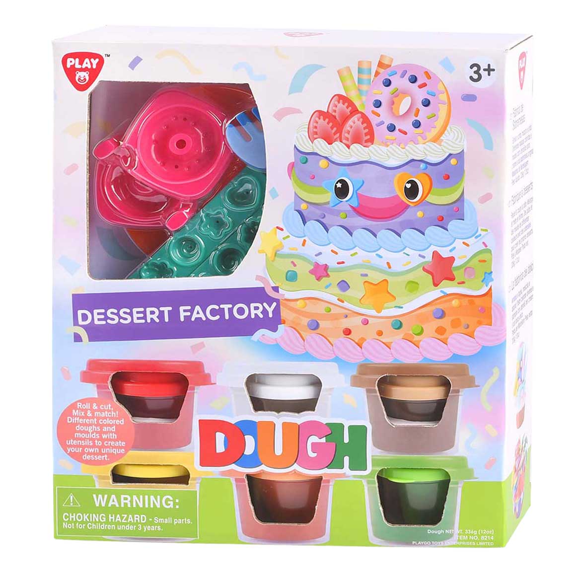 Playgo dessert lersæt - 6 lerpotter