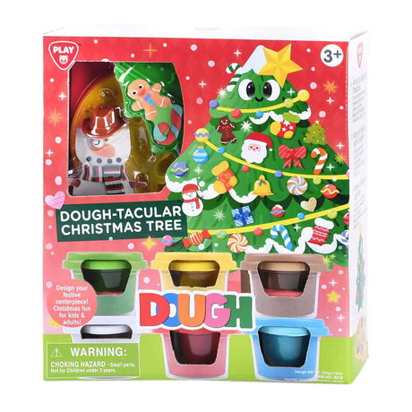 Playgo juletræs lersæt - 6 lerpotter