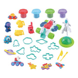 Playgo space adventure lersæt - 4 lerpotter