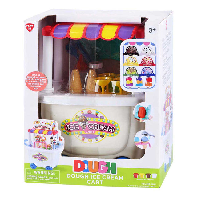 Playgo isbil lersæt - 4 lerpotter