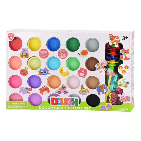 Playgo luksus lersæt - 20 lerpotter