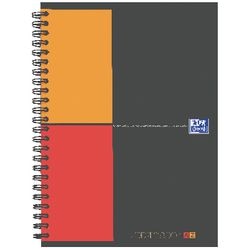 Addressbook oxford pp 14,8x21cm oranje gelijnd duimgreep 2 opberghoes eu alfabet