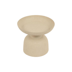 Countryfield lysestage på base beige 10x10x9cm