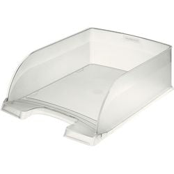 Leitz plus jumbo brievenbak - a4 - transparant