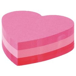 Post-it zelfklevende kubus hart 225 vel