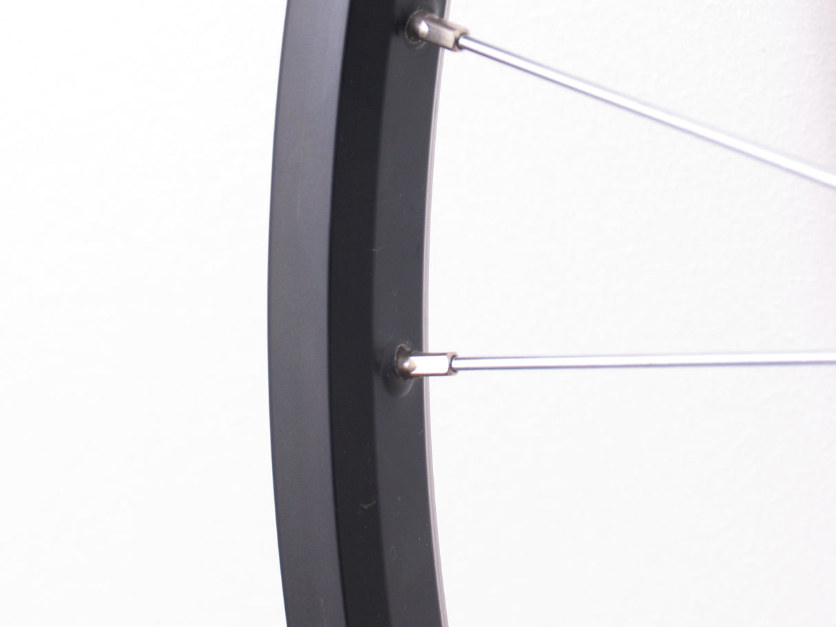 Baghjul 28 x 1 4 Aluminium Freewheel QR - Sort