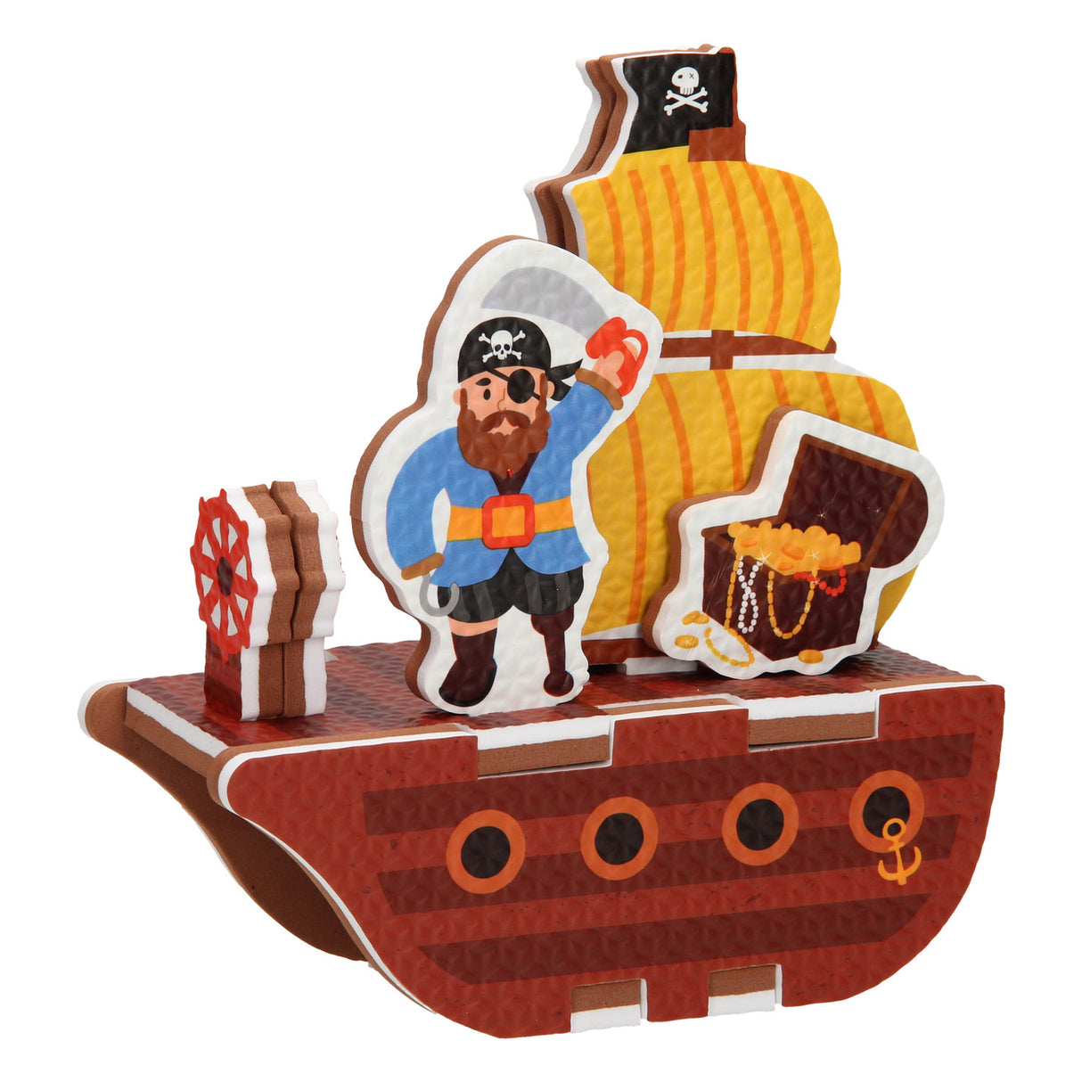 badeskum piratbåd 3d