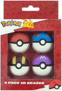 Undercover sæt viskelædere pokemon - 4 stk.