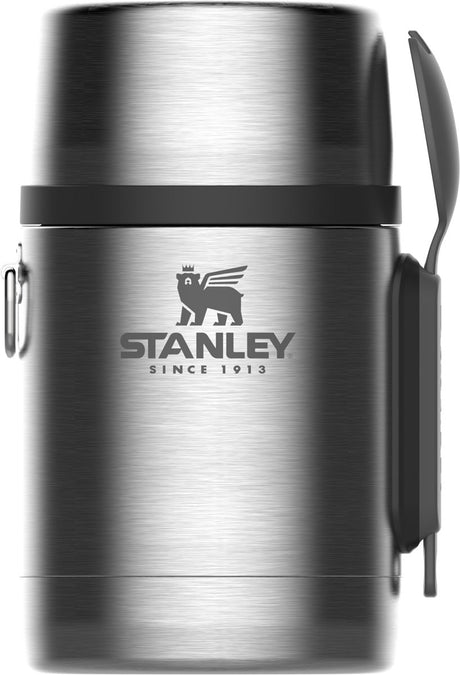 Stanley adventure alt-i-en madbeholder med spork 0,53l - termokande madkasse holder varm eller kold i 12 timer - dobbeltvægget isolering - lækagesikker - BPA fri - rustfrit stål