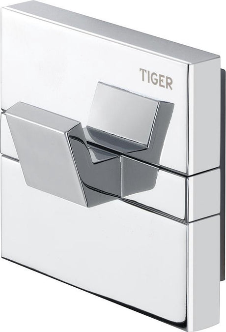 Tiger safira - stor håndklædekrog - krom