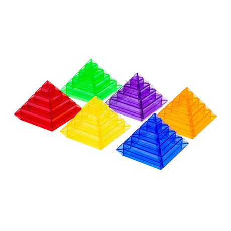 Lobbes gennemsigtige pyramideformer - 30 stk