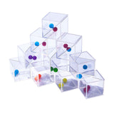 Lobbes gennemsigtige spejlblokke - 5 cm - 18 stk
