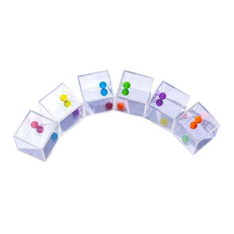 Lobbes gennemsigtige spejlblokke - 5 cm - 18 stk