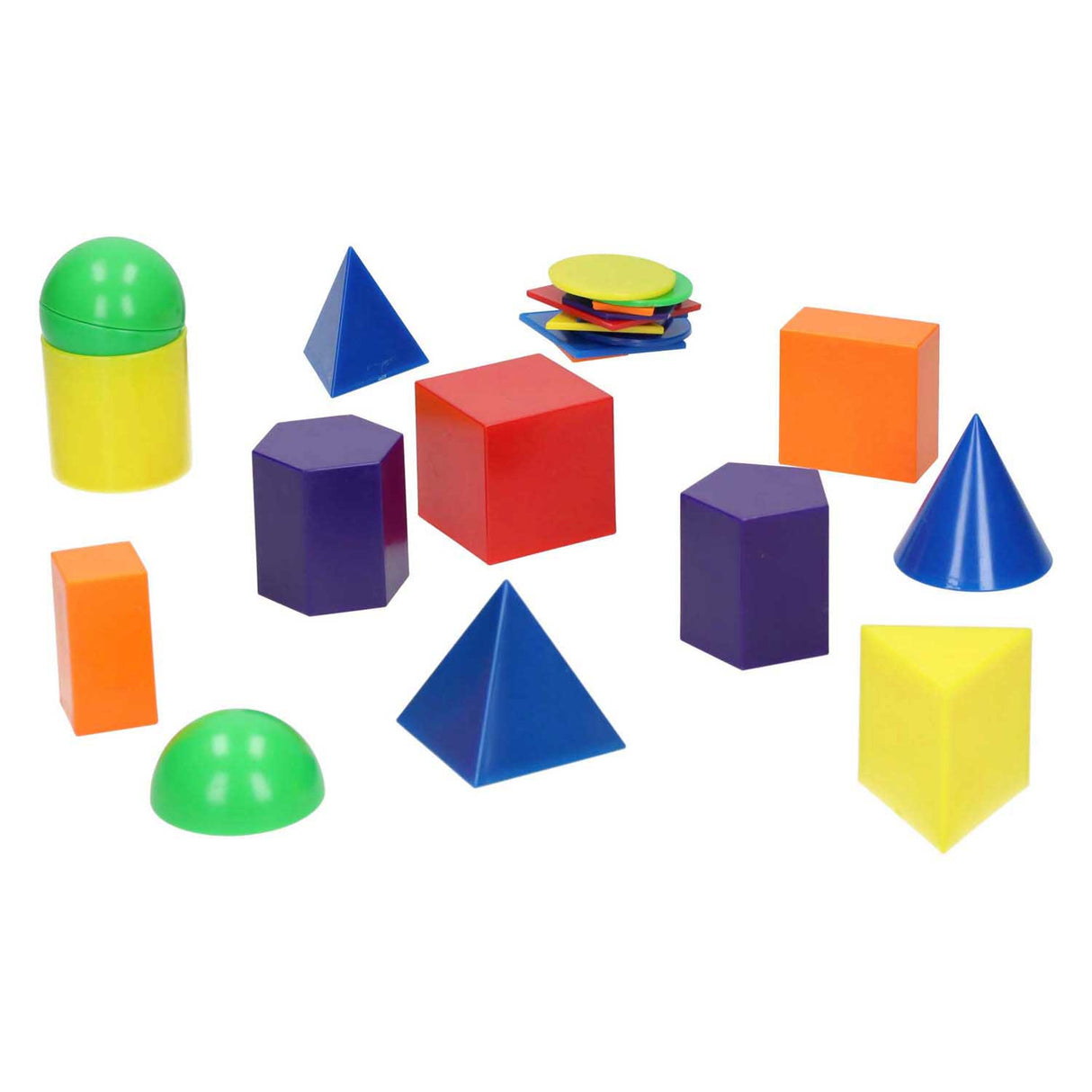 Geometriske figursæt - 12 stk.