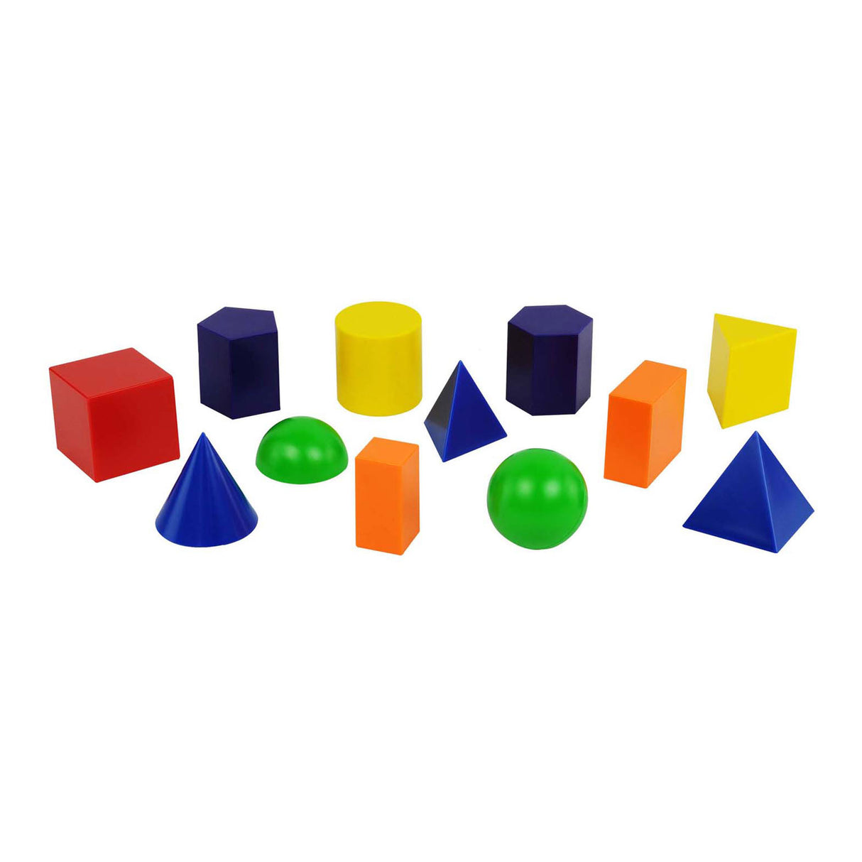 Geometriske figursæt - 12 stk.