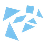 Gennemsigtige tangrammer - 168 stk