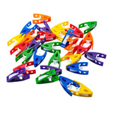 Farverige clips - 30 stk.