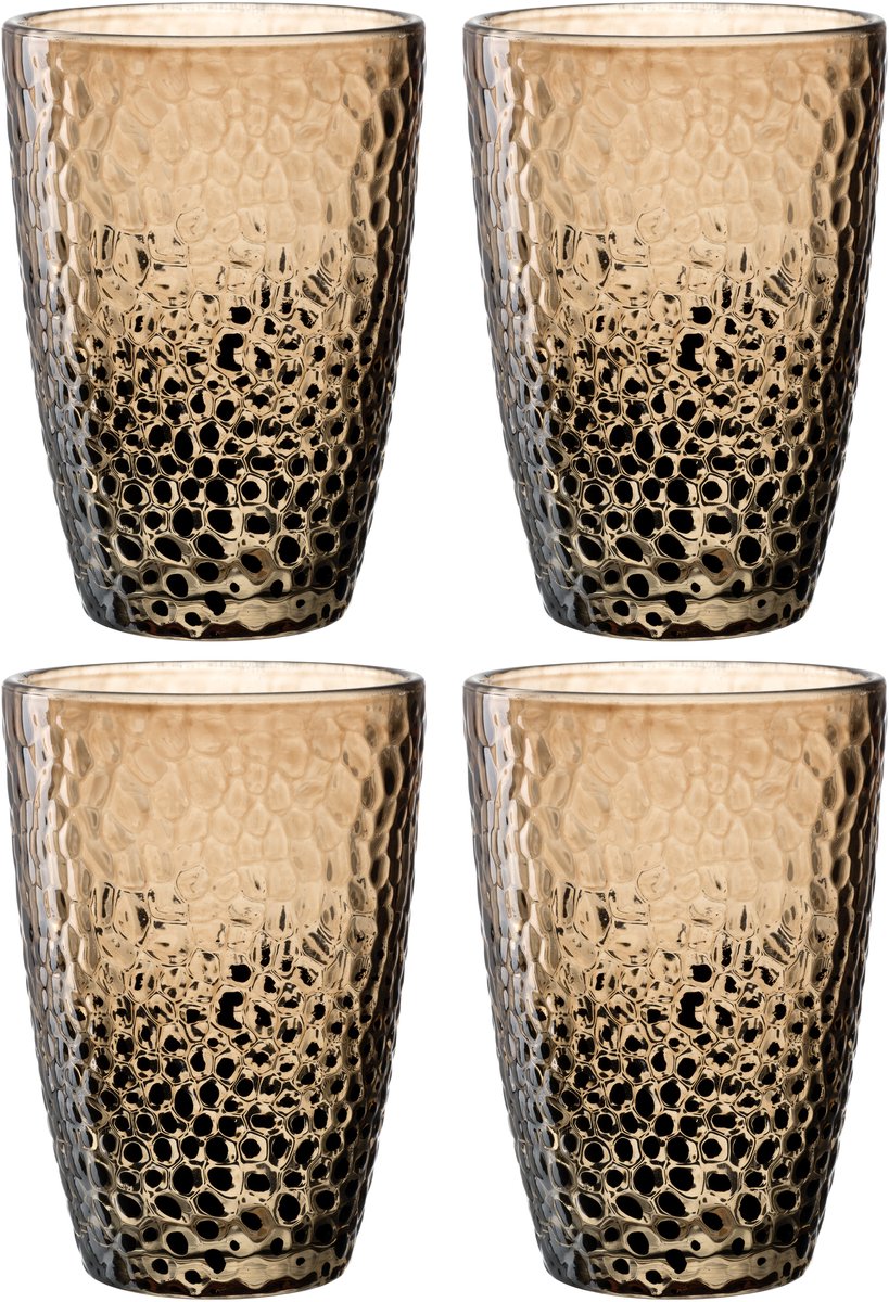 Leonardo matera long drink glas 340ml sand - sæt 4