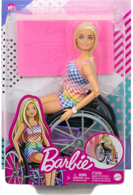 Barbie fashionista kørestol - modedukke
