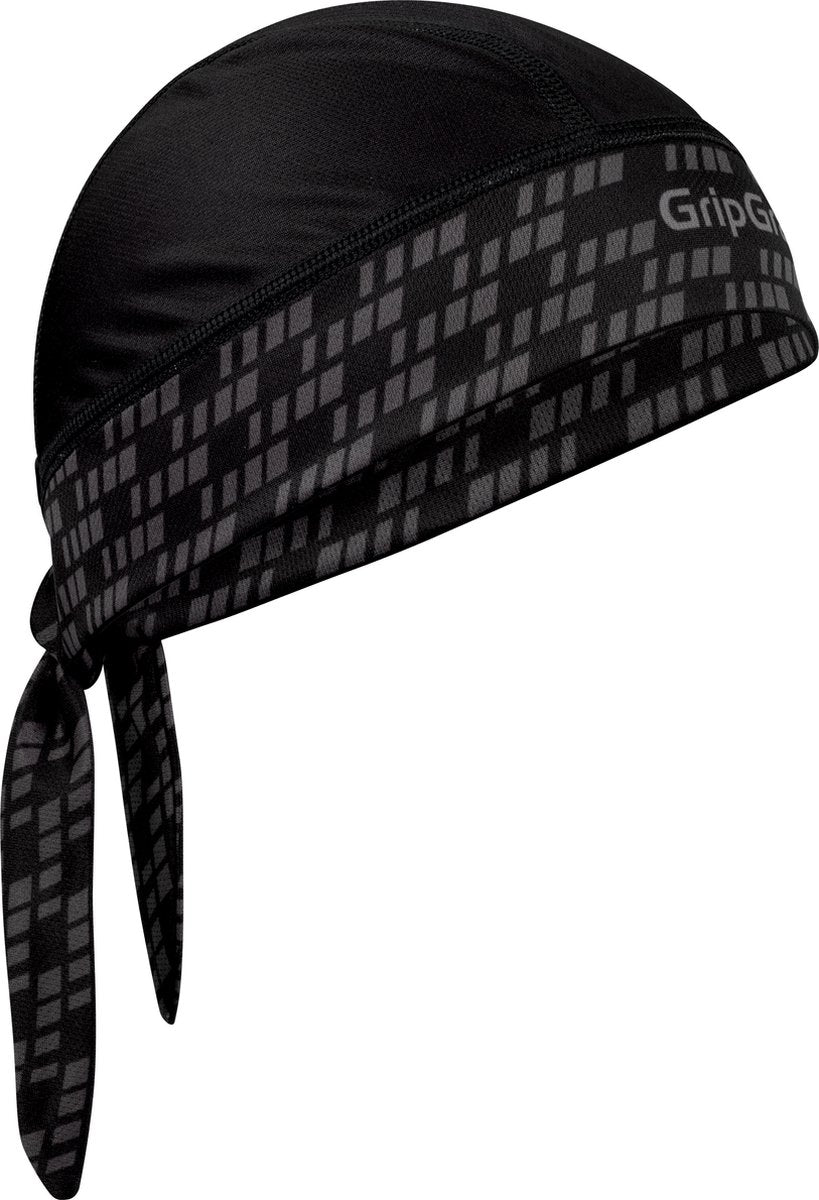 Gripgrab - sommercykelbandana svedbeskyttelse UV-beskyttelse hovedtørklæde cykelhætte - sort - unisex - størrelse one size