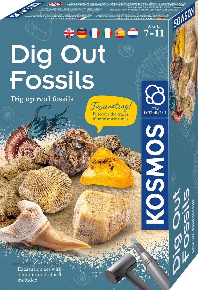 Udskæring af kosmos fossiler