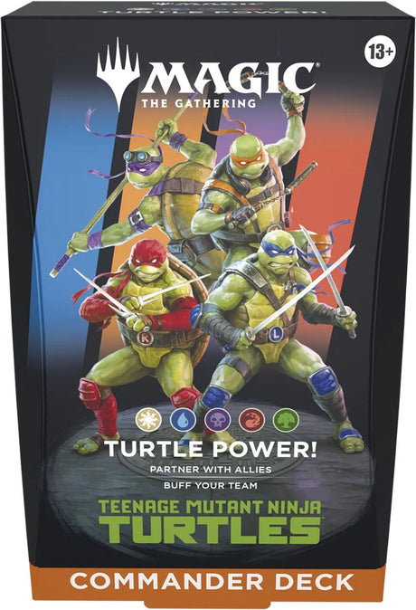 Magic the gathering magic: the gathering - teenage mutant ninja turtles turtle power commander deck - en