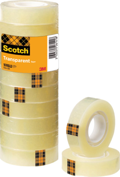 Scotch ® universal tape, gennemsigtig, tårn, 15 mm x 33 m, 10 ruller tårn