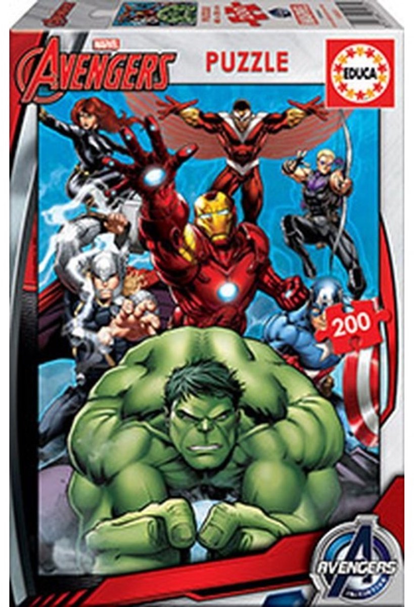Marvel educa - : hævnerne - puslespil med 200 brikker
