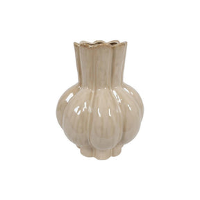 Countryfield vase elro l ø25xh33cm beige