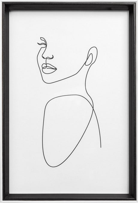 Walther silhuet - træramme - fotostørrelse 20x30 cm - sort