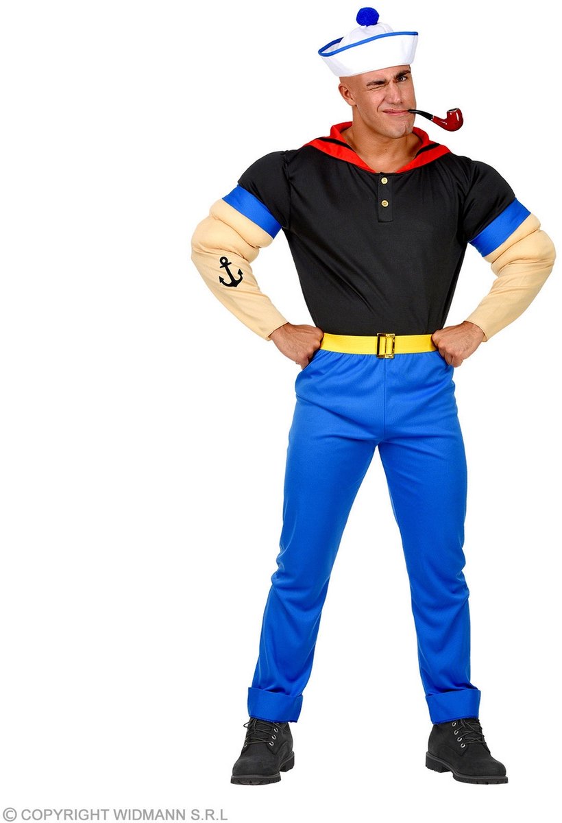 Widmann super sømand popeye jakkesæt til voksne