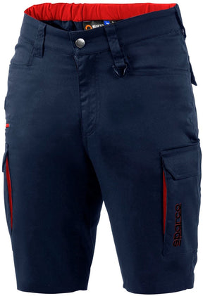 Sparco work bermuda hawaii arbejdsbukser - marineblå sort