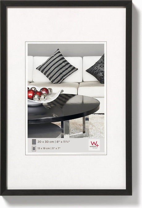 Walther stol - fotoramme - fotostørrelse 30x40 cm - sort
