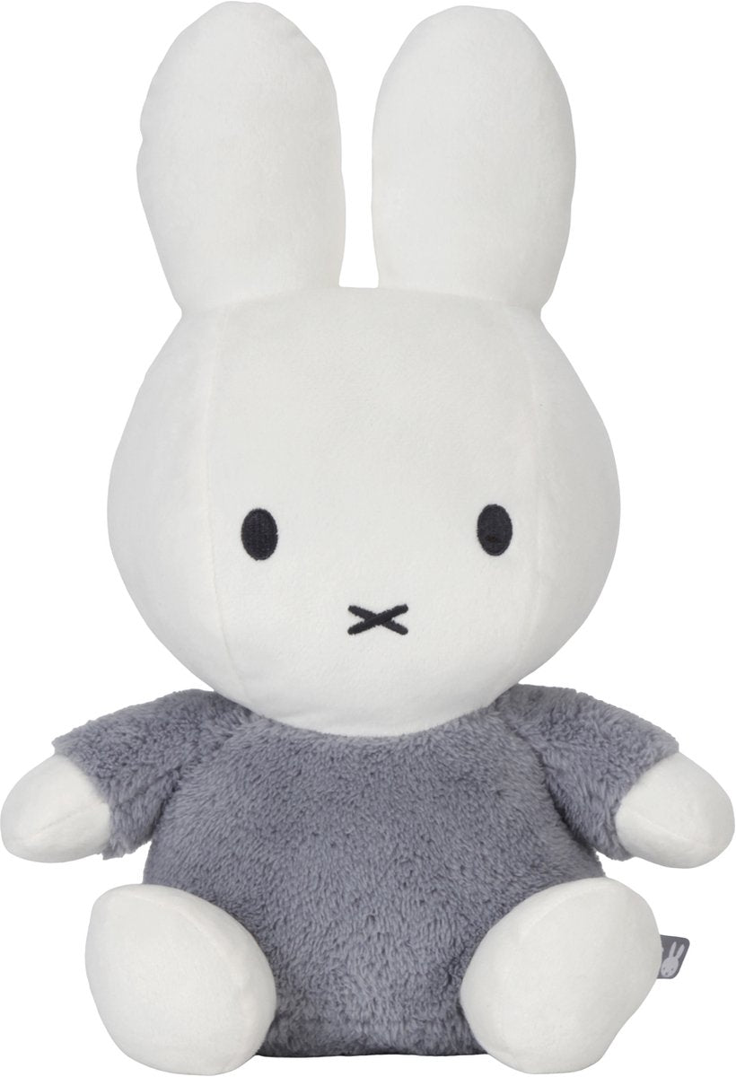 Tiamo Miffy krammetøj fluffy blå - 35 cm
