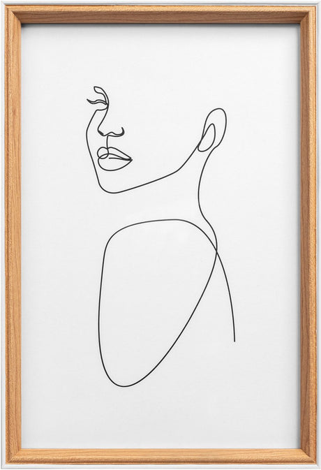 Walther silhuet - træramme - fotostørrelse 20x30 cm - bøg