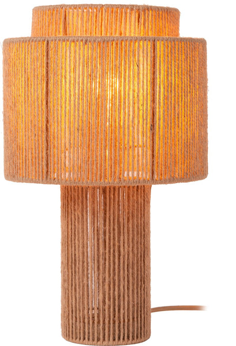 Lucide denice - bordlampe - ø 25 cm - 0xe27 - taupe