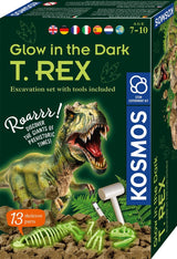Kosmos glød i mørket t-rex spise