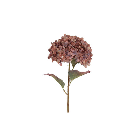 Countryfield kunstig blomst hortensia l kobber
