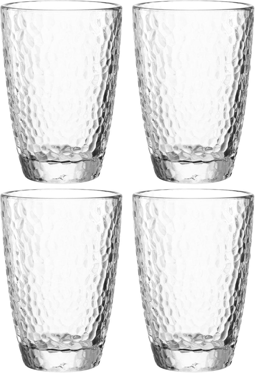 Leonardo matera long drink glas 340ml gennemsigtig - sæt 4