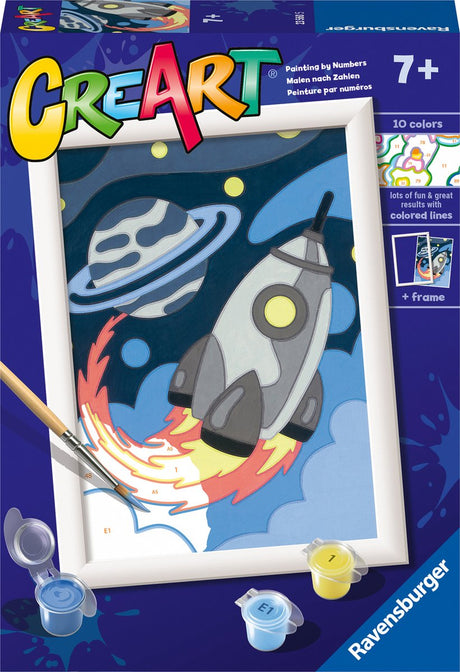 Ravensburger creart space explorer - mal efter tal for børn
