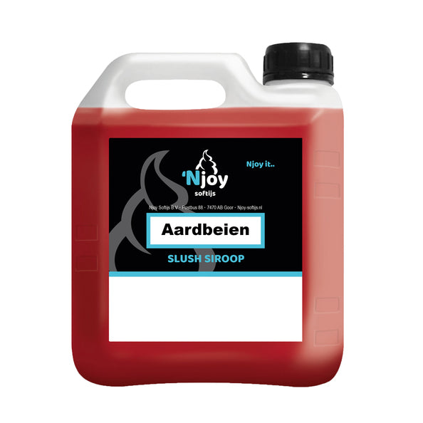 Njoy slush siroop aardbei (5 liter)
