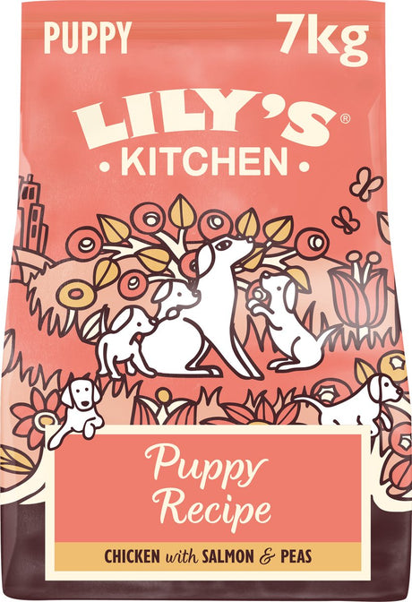 Lilys køkken - hundefoder - tørfoder - hvalpefoder med kyllingelaks - 7 kg