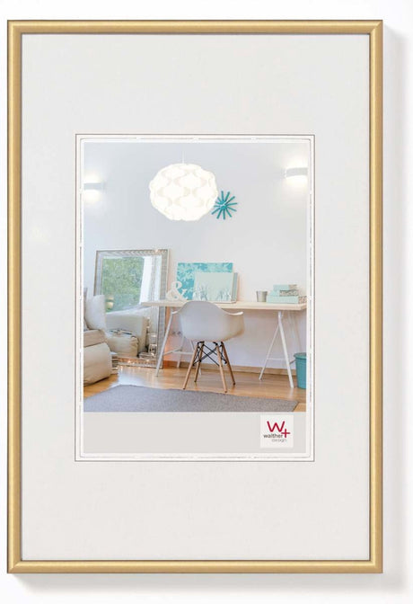 Walther new lifestyle - plastikramme - fotostørrelse 50x60 cm - guld