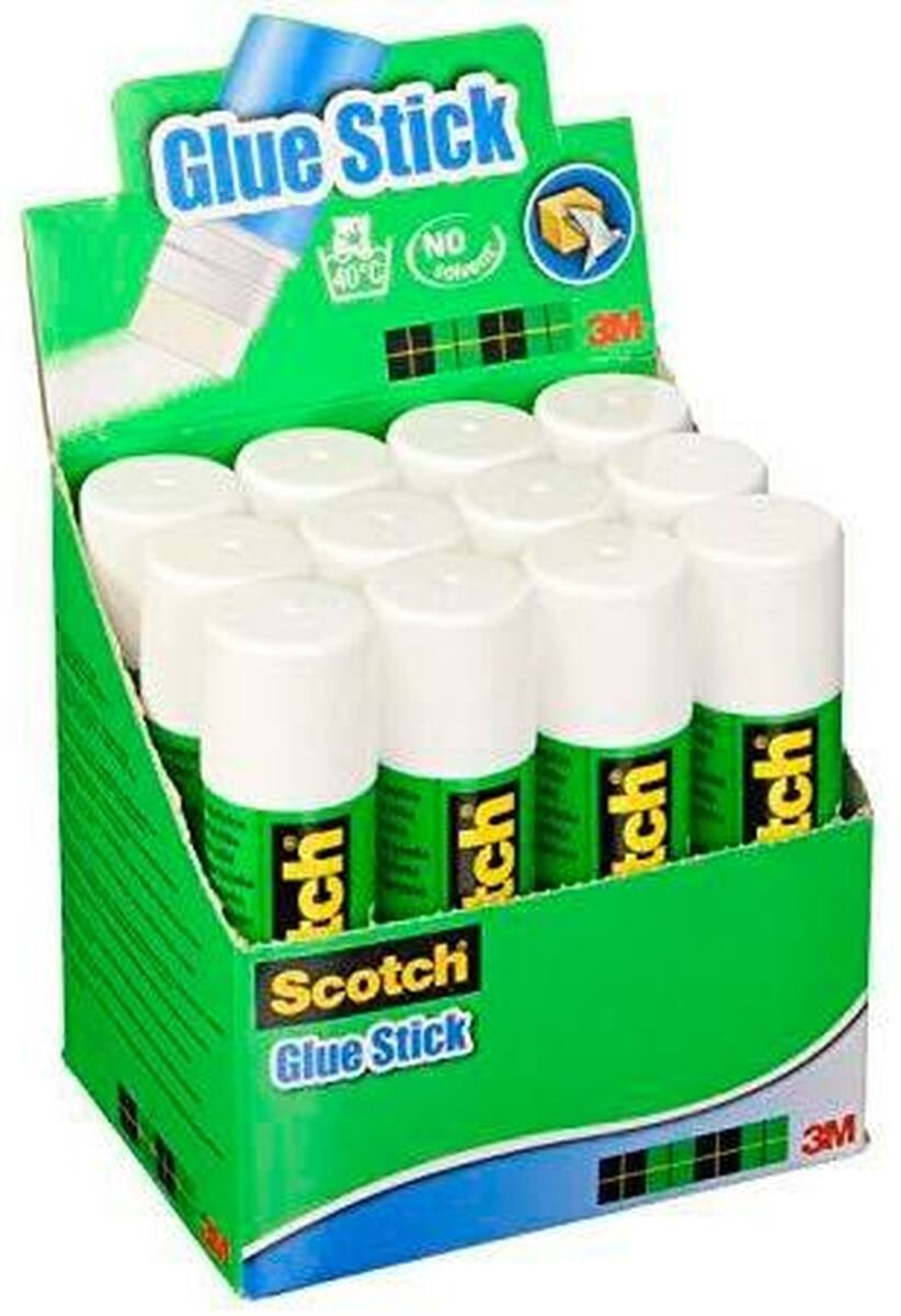 Scotch limstift permanent 40gr | 12 stk