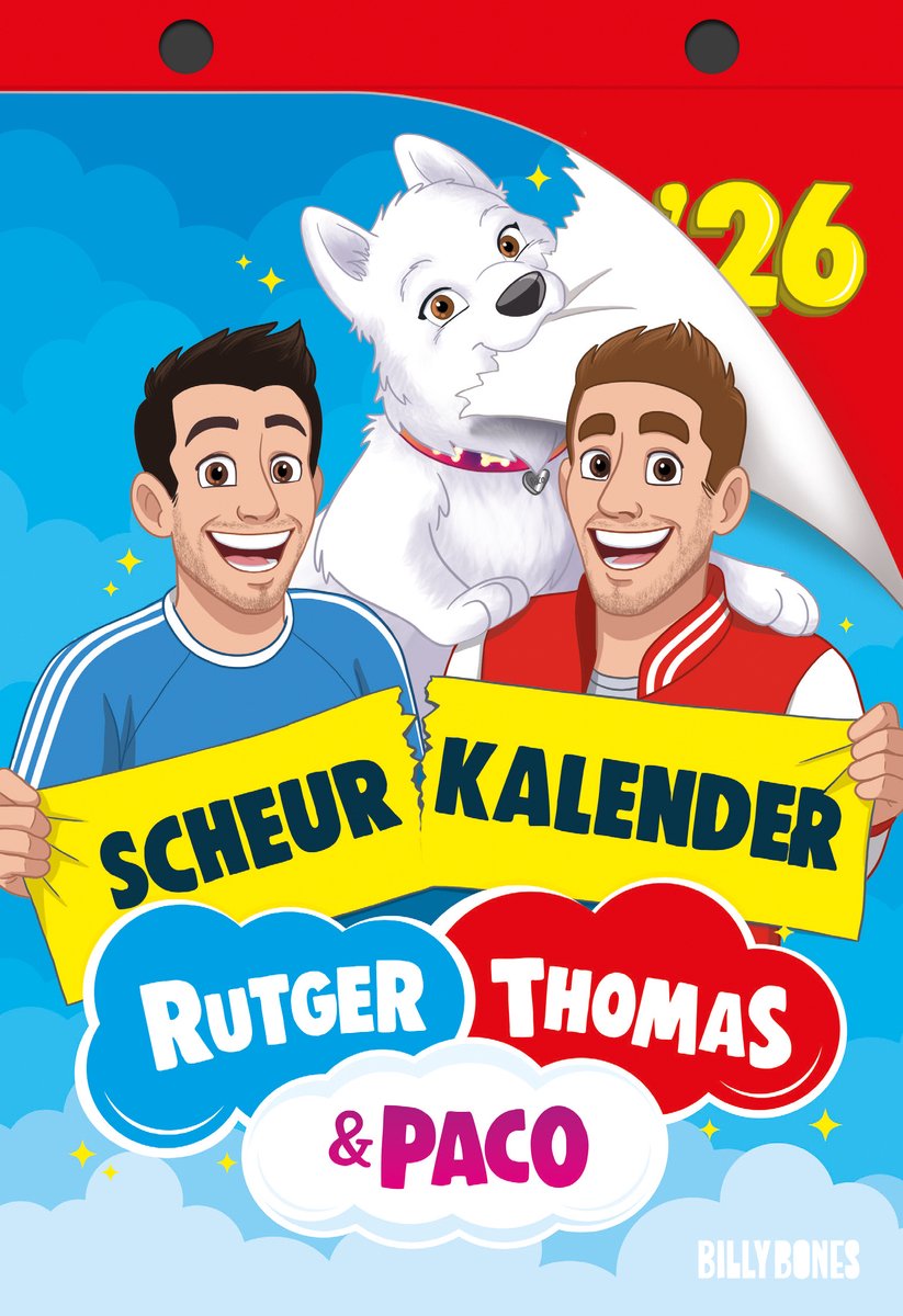 Billy Bones Rutger, Thomas Paco - afrivningskalender - 2026 - hollandsk