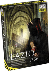 Taktisk gerningssted lazio 1356 – brætspil – krimispil – historisk mysterium i et kloster – dybdegående undersøgelse og deduktion – gerningsstedserie – spilstormstudie -1 eller flere spillere – fra 18 år