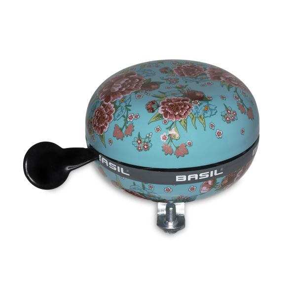 Basil Bloom - Bicycle Bell - 80 mm - Lysegrøn med blomster