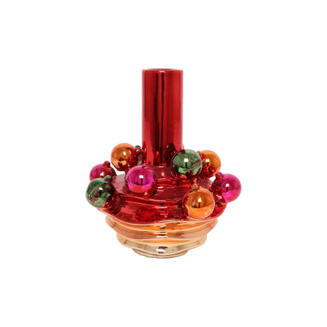 Countryfield vase glamour s rød ø20,5xh26cm