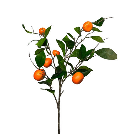 Roberts kollektion mandarin med kunstgren 90 cm orange